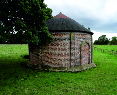 Old Ice house renovated round building Bilton in Ainsty